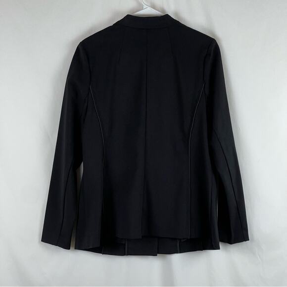 ELOQUII Black Dark Academia Minimalist Neutral Office Jacket Blazer NWOT Size 14 - Picture 6 of 12